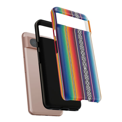 Serape Stripe Phone Case – Colorful Mexican Blanket Pattern Tough Case