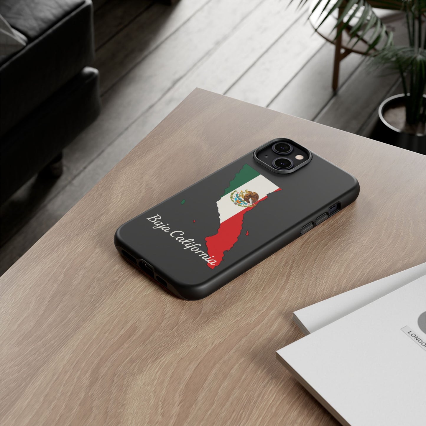 Baja California Mexico Flag Map Phone Case | Mexican American Pride Tough Case for iPhone & Samsung