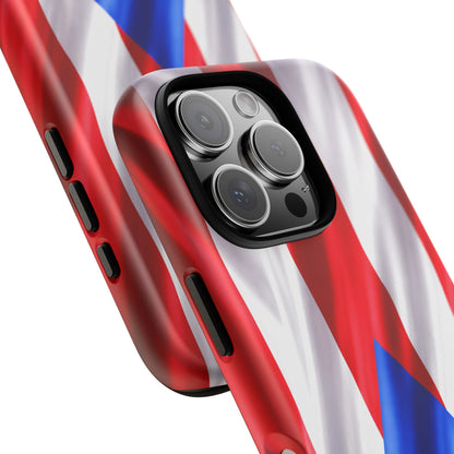 Puerto Rico Flag Phone Case | Boricua Pride Tough Case | Puerto Rican Flag Protective Cover for iPhone & Samsung