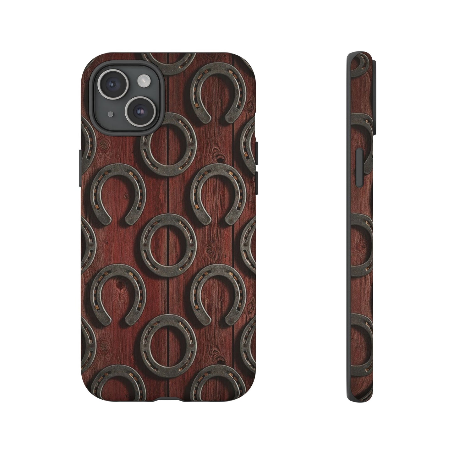 Rustic Horseshoe Western Phone Case – Cowboy Country Ranch Tough Case