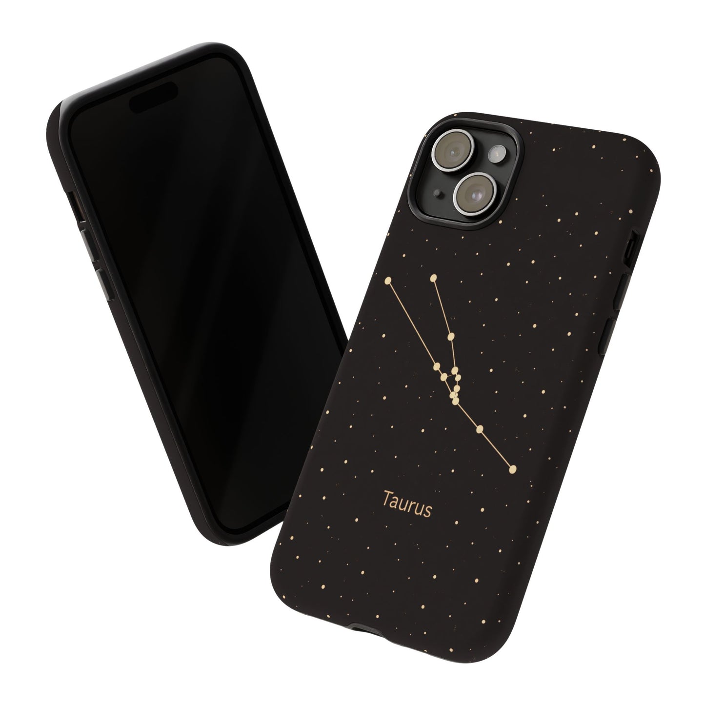 Taurus Zodiac Constellation Phone Case – Luxe Gold Celestial Cover