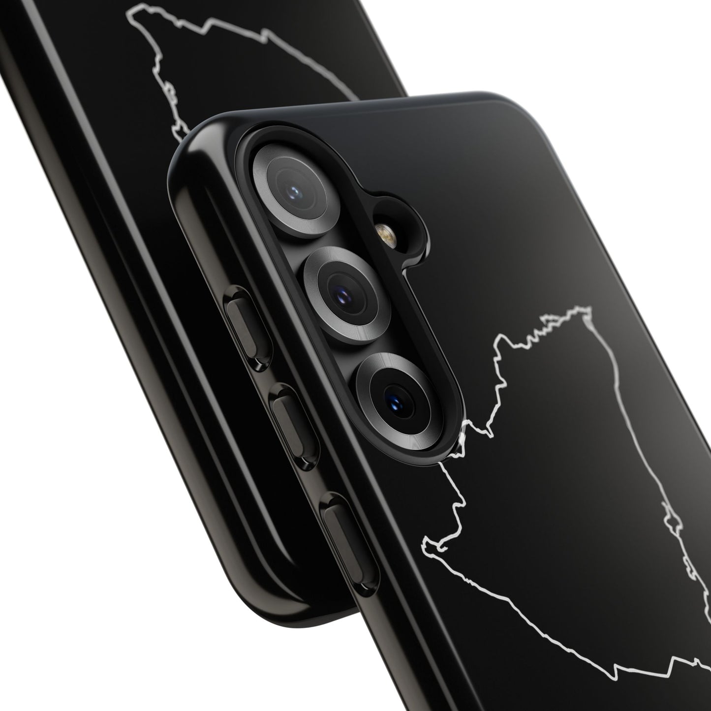 Nicaragua Outline Phone Case – Minimal Country Map Tough Case (iPhone, Samsung, Pixel)