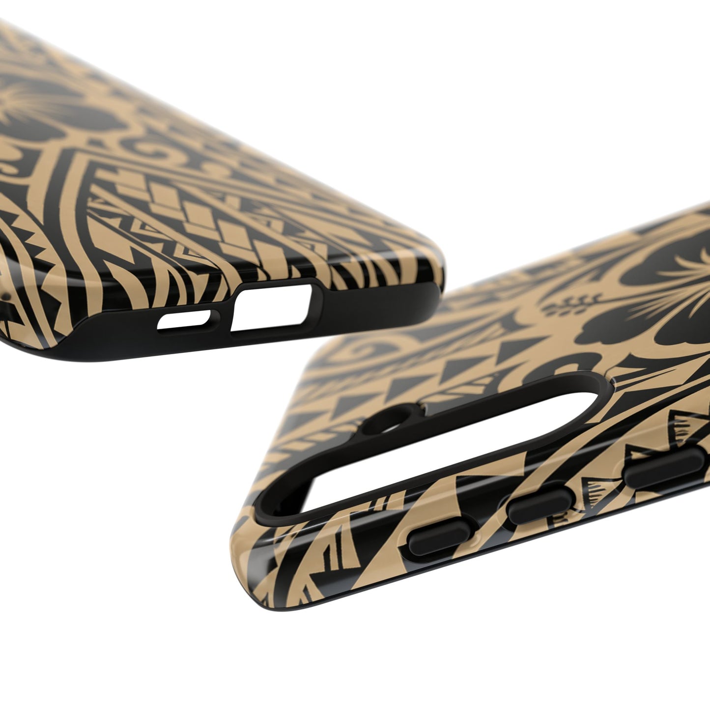 Polynesian Tribal Hawaiin Hibiscus Phone Case for iPhone Samsung Galaxy