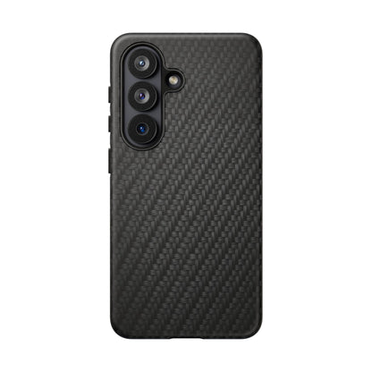 Carbon Fiber Inspired Phone Case – Rugged Slim Protective Tech Case for iPhone & Samsung