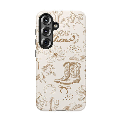 Western Cowgirl Phone Case for iPhone Samsung Galaxy Pixel Tough Case