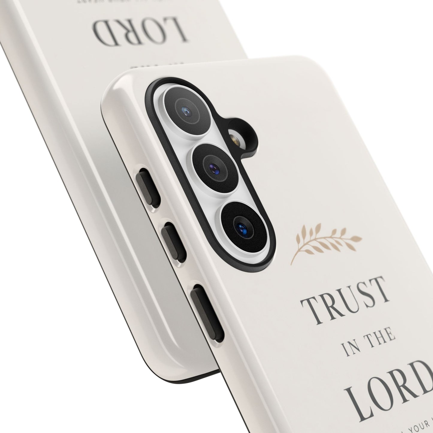 Proverbs 3:5 Christian Phone Case Trust in the Lord Minimalist Faith Cover