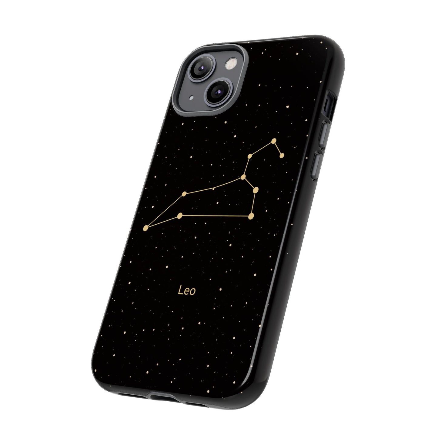 Leo Zodiac Constellation Phone Case – Luxe Gold Celestial Cover