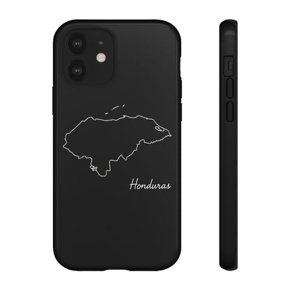 Honduras Outline Phone Case – Minimal Country Map Tough Case (iPhone, Samsung, Pixel)