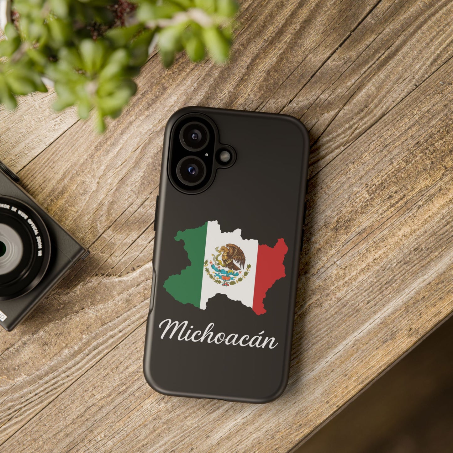 Michoacán Mexico Flag Map Phone Case | Mexican American Pride Tough Case for iPhone & Samsung