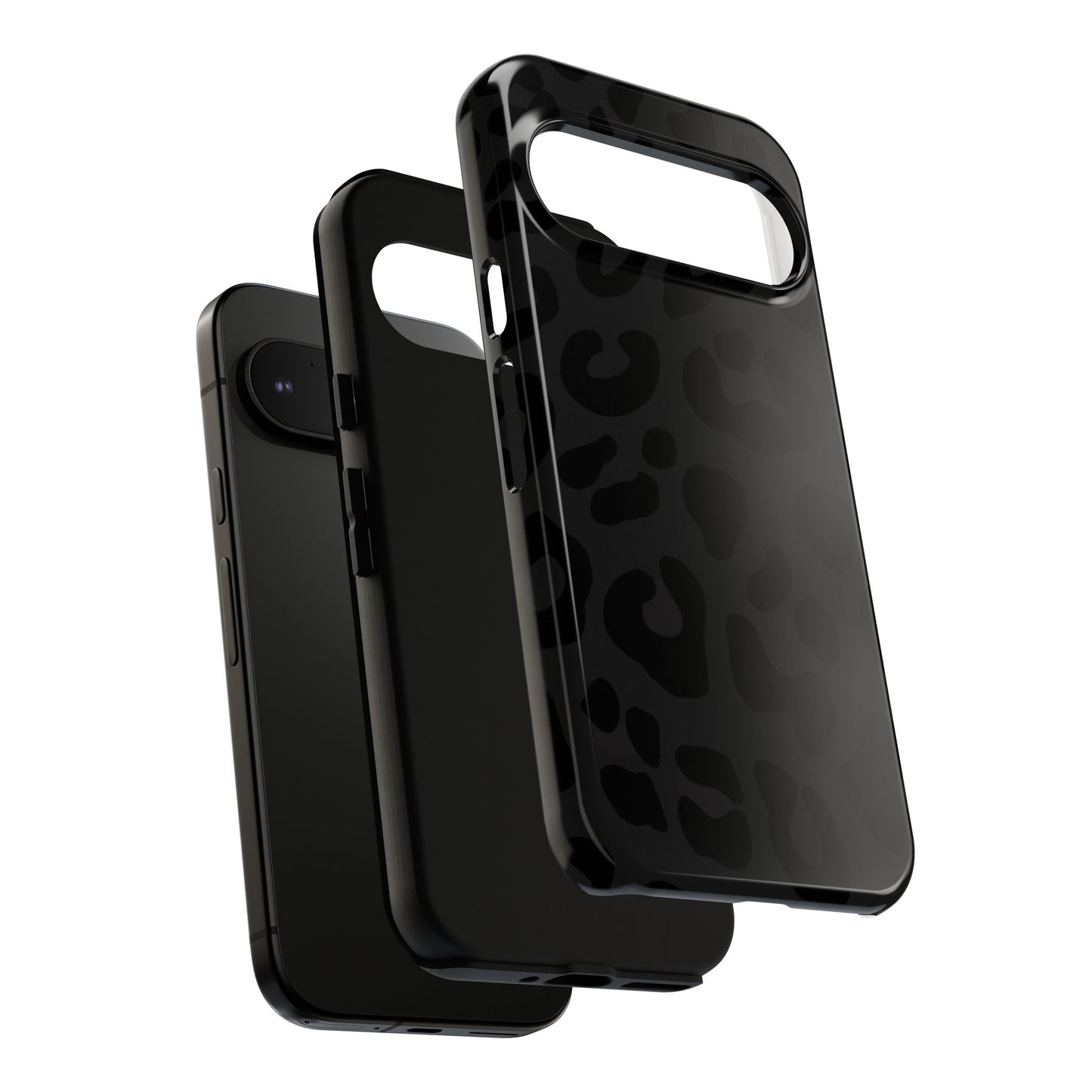 Black Leopard Phone Case | Matte & Glossy Tough Protective iPhone Case
