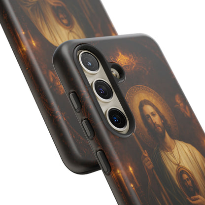 San Judas Phone Case Saint Jude Catholic Saint Religious Art Portrait Tough