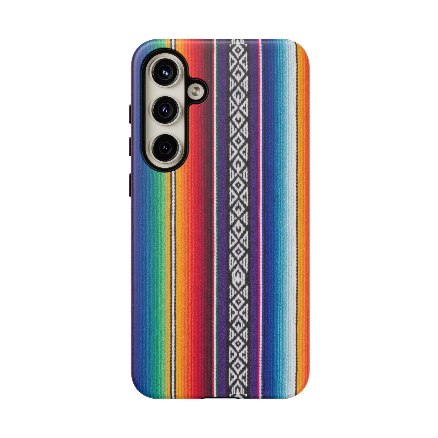 Serape Stripe Phone Case – Colorful Mexican Blanket Pattern Tough Case
