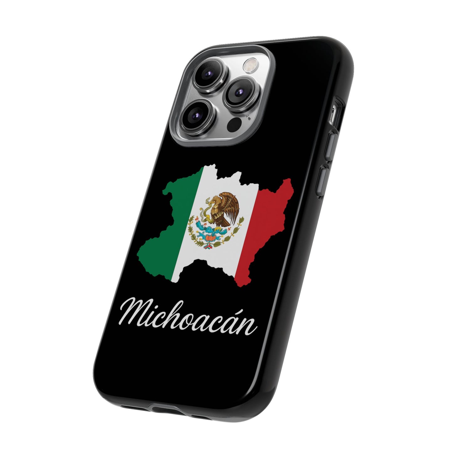 Michoacán Mexico Flag Map Phone Case | Mexican American Pride Tough Case for iPhone & Samsung