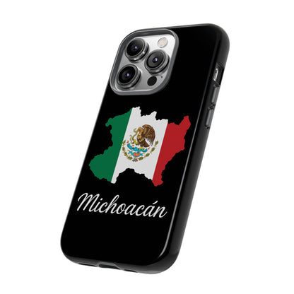 Michoacán Mexico Flag Map Phone Case | Mexican American Pride Tough Case for iPhone & Samsung
