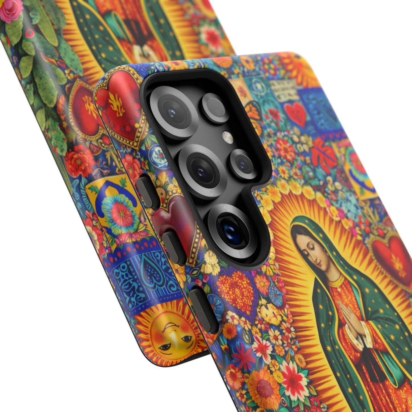 Virgin Mary Guadalupe Phone Case Mexican Folk Art Tough Cover iPhone Samsung