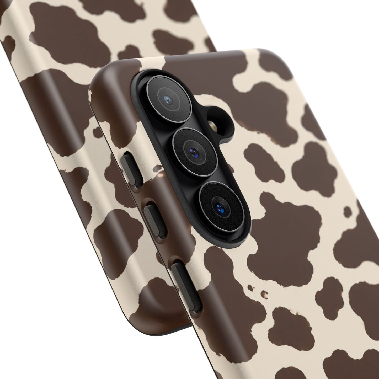 Western Cow Print Tough Phone Case for iPhone Samsung Galaxy Pixel