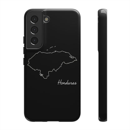 Honduras Outline Phone Case – Minimal Country Map Tough Case (iPhone, Samsung, Pixel)