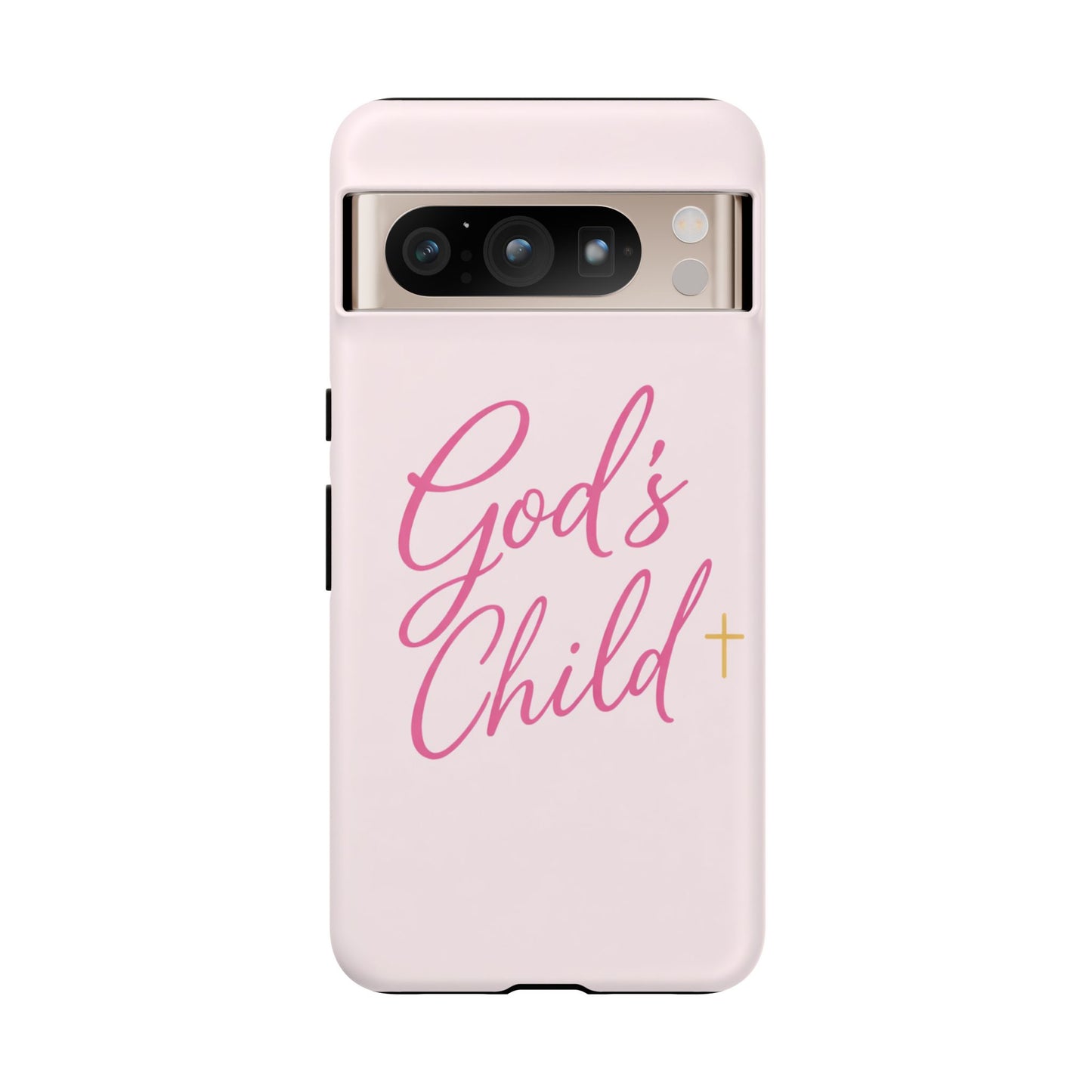Gods Child Phone Case Christian Pink Aesthetic Tough iPhone Case