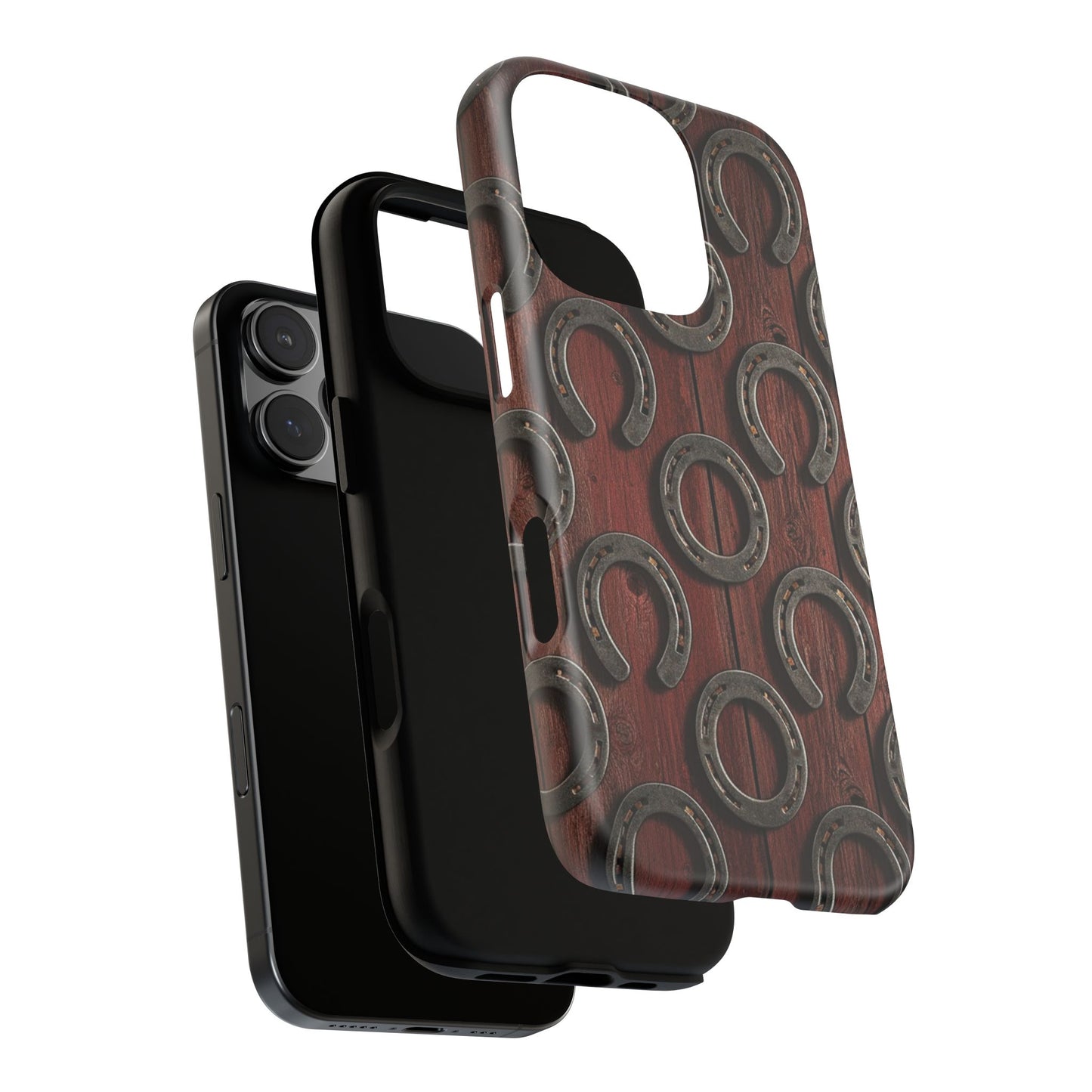 Rustic Horseshoe Western Phone Case – Cowboy Country Ranch Tough Case
