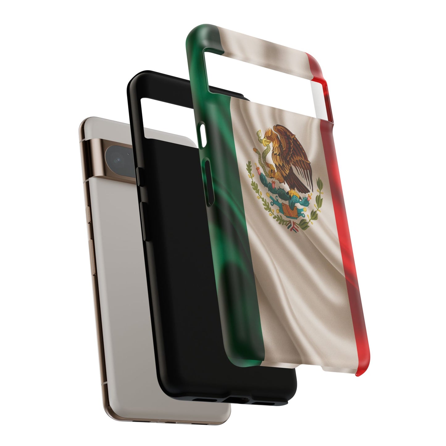 Mexico Flag Phone Case | Mexican Pride iPhone & Samsung Case | Tricolor Aesthetic Tough Protective Cover