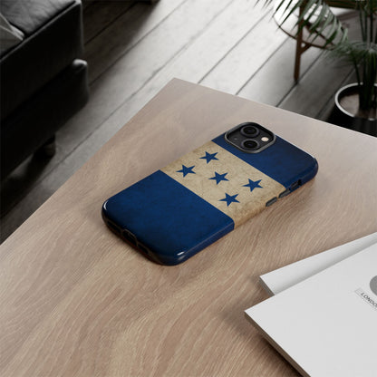 Honduras Flag Phone Case | Vintage Honduran Flag iPhone & Samsung Tough Protective Case