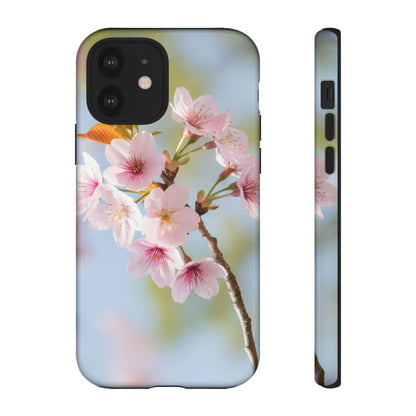 Cherry Blossom Phone Case – Pink Floral Tough Case (iPhone, Samsung Galaxy, Pixel)