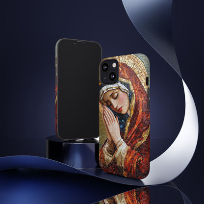 Virgin Mary Phone Case, Catholic Phone Case, Christian Aesthetic Case, Religious iPhone Case, Saint Art Case, Faith Gift