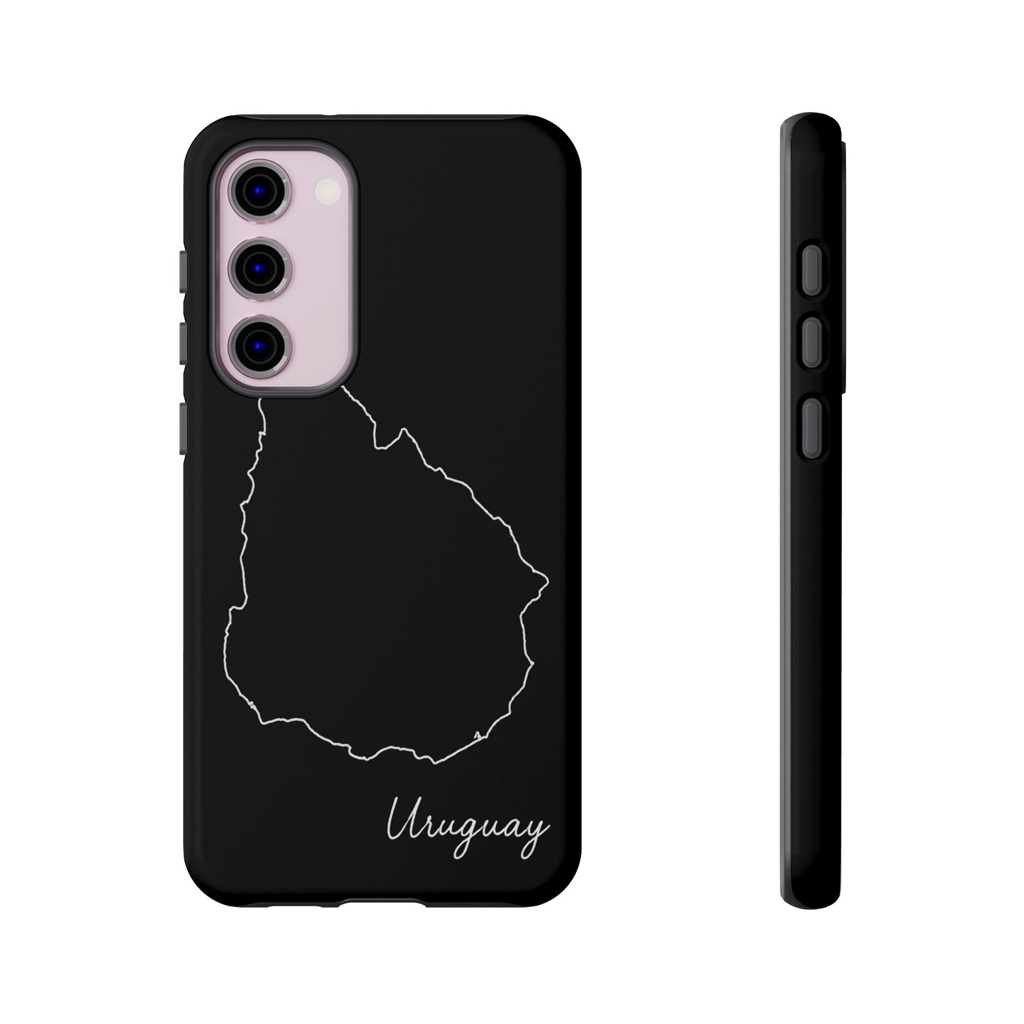 Uruguay Outline Phone Case – Minimal Country Map Tough Case (iPhone, Samsung, Pixel)