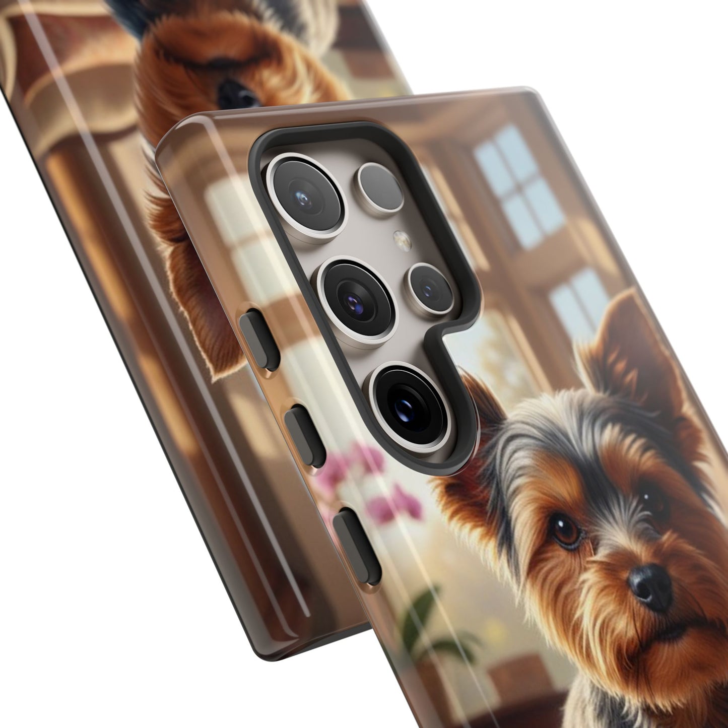 Yorkshire Terrier Phone Case – Cute Yorkie Puppy Tough Case (iPhone, Samsung, Pixel)