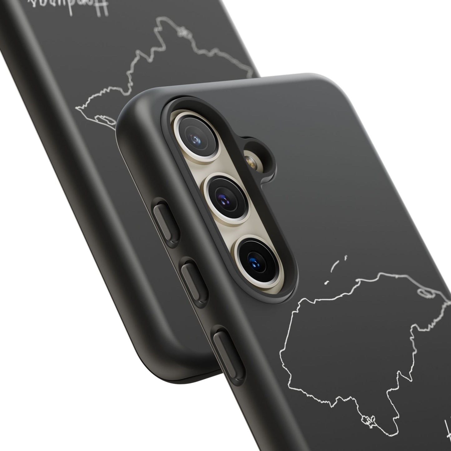 Honduras Outline Phone Case – Minimal Country Map Tough Case (iPhone, Samsung, Pixel)
