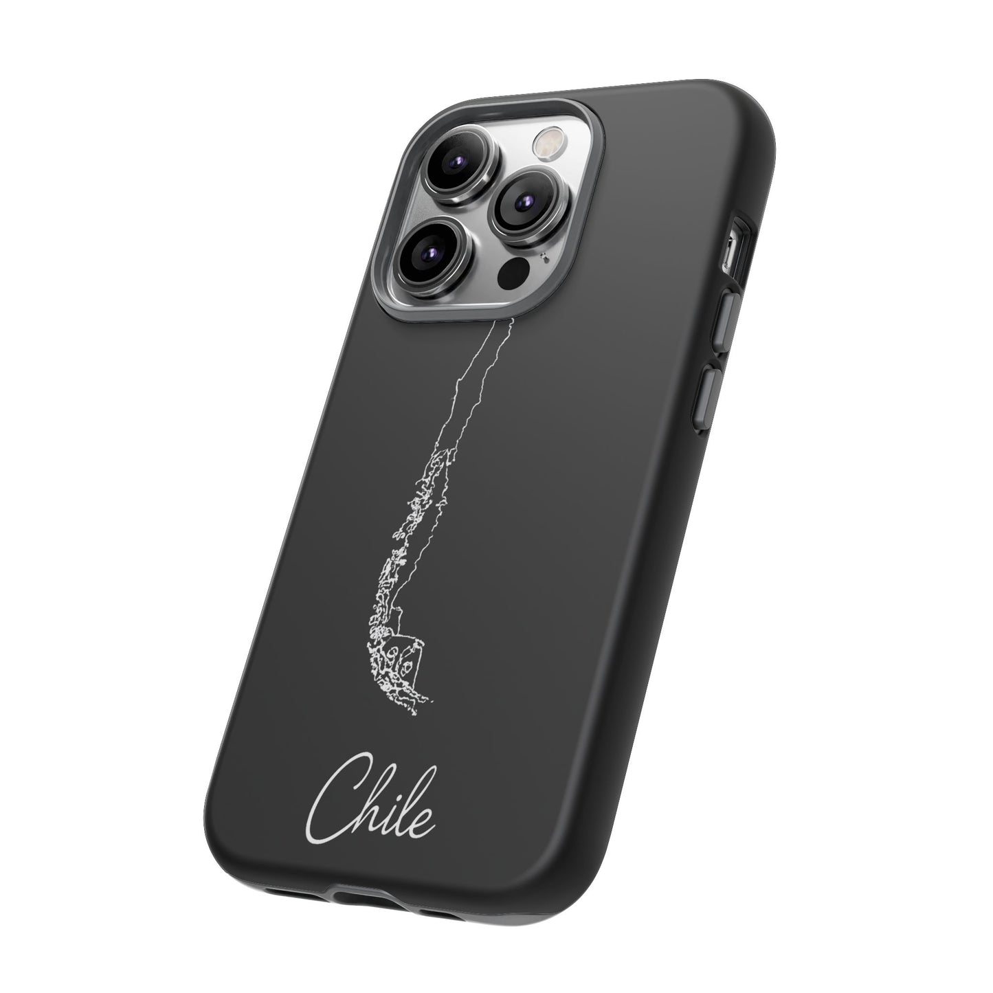 Chile Outline Phone Case – Minimal Country Map Tough Case (iPhone, Samsung, Pixel)