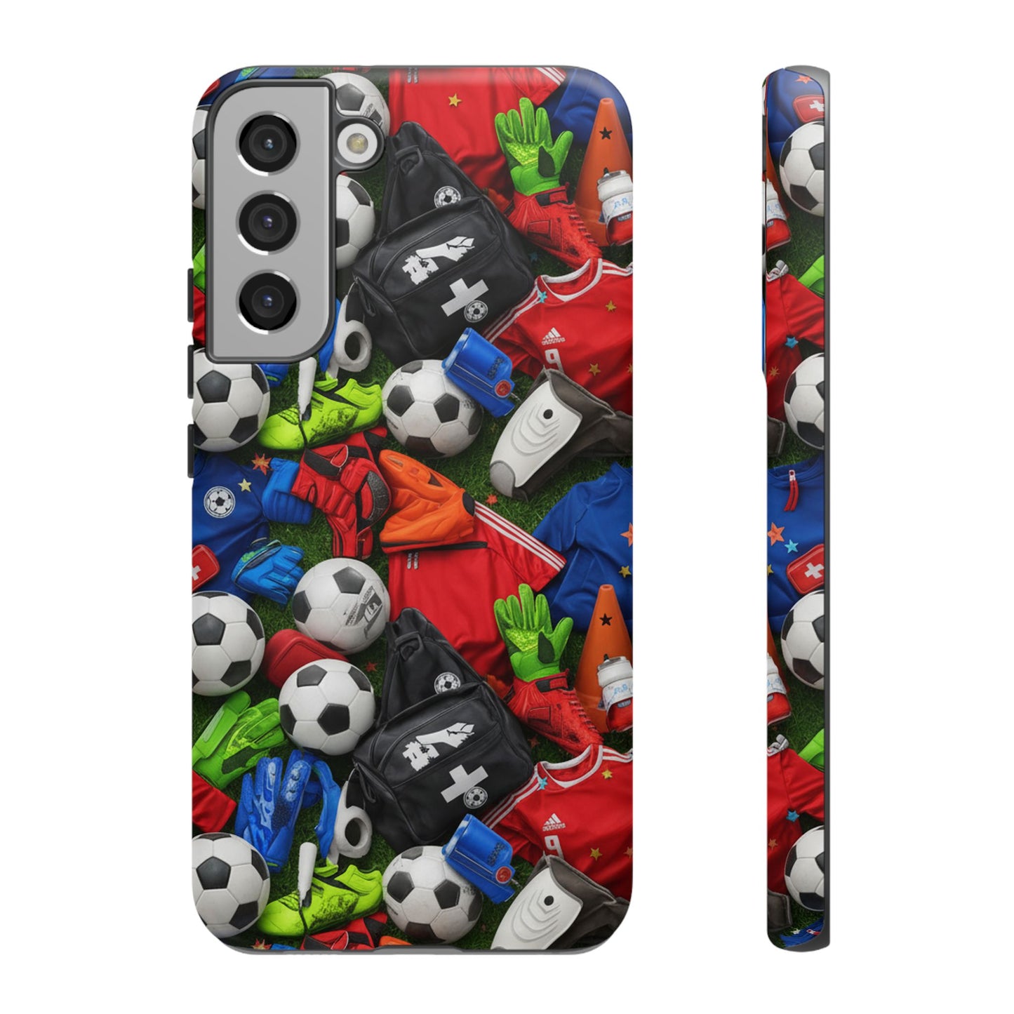 Soccer Ball Pattern Phone Case – Sports Fan Tough Protective Game Day Case