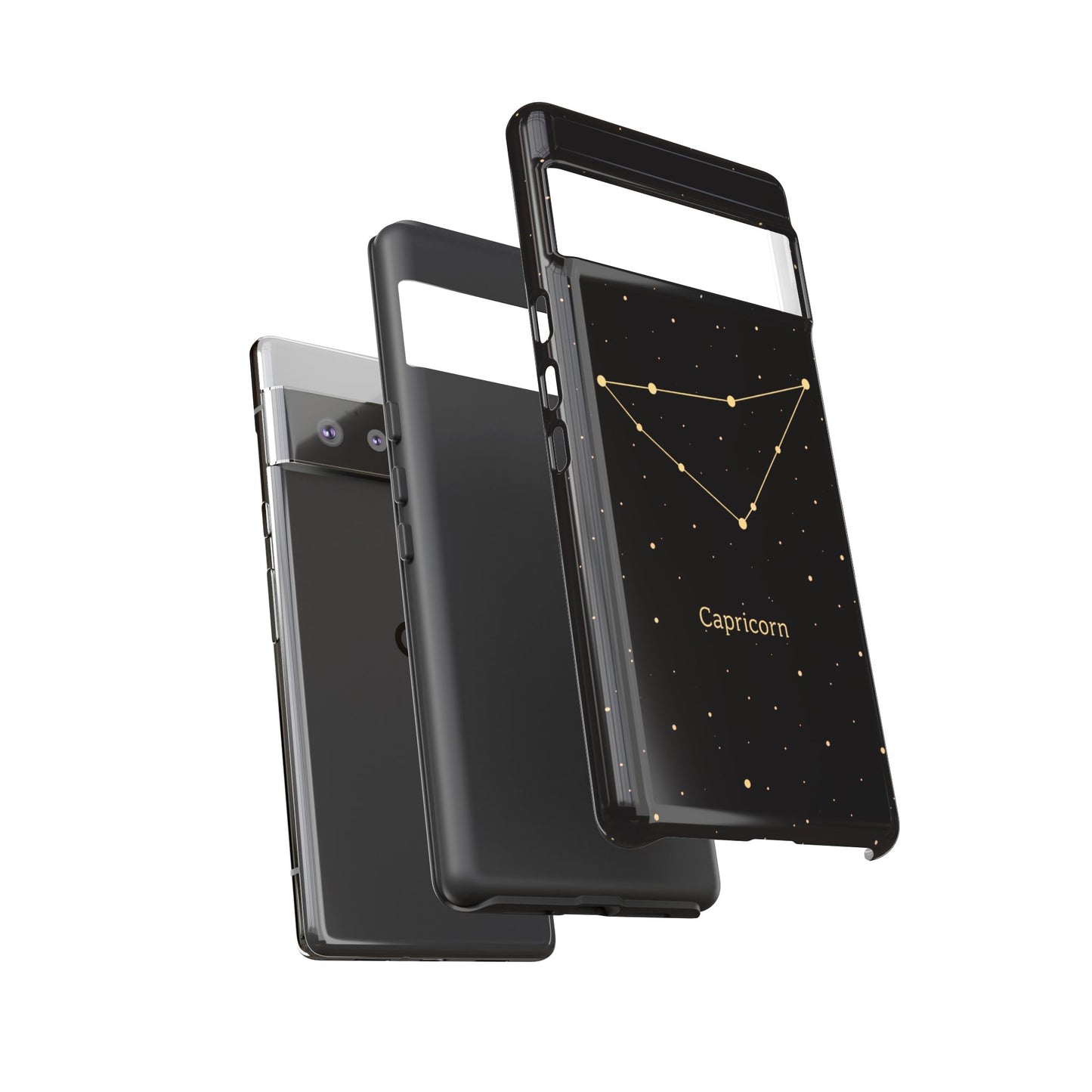 Capricorn Zodiac Constellation Phone Case – Luxe Gold Celestial Cover