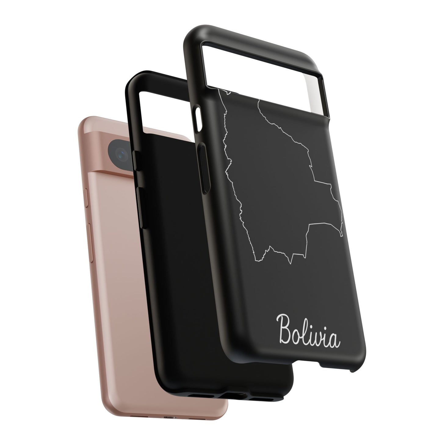 Bolivia Outline Phone Case – Minimal Country Map Tough Cover