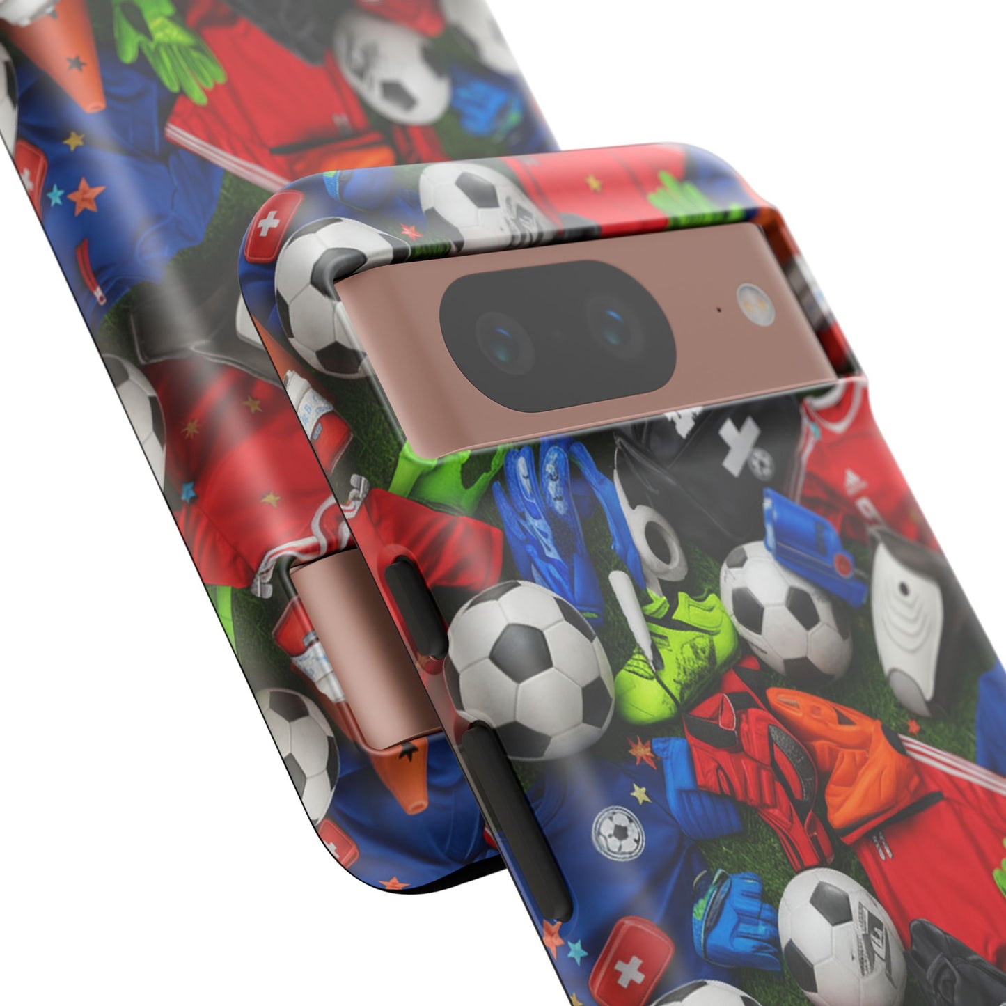 Soccer Ball Pattern Phone Case – Sports Fan Tough Protective Game Day Case