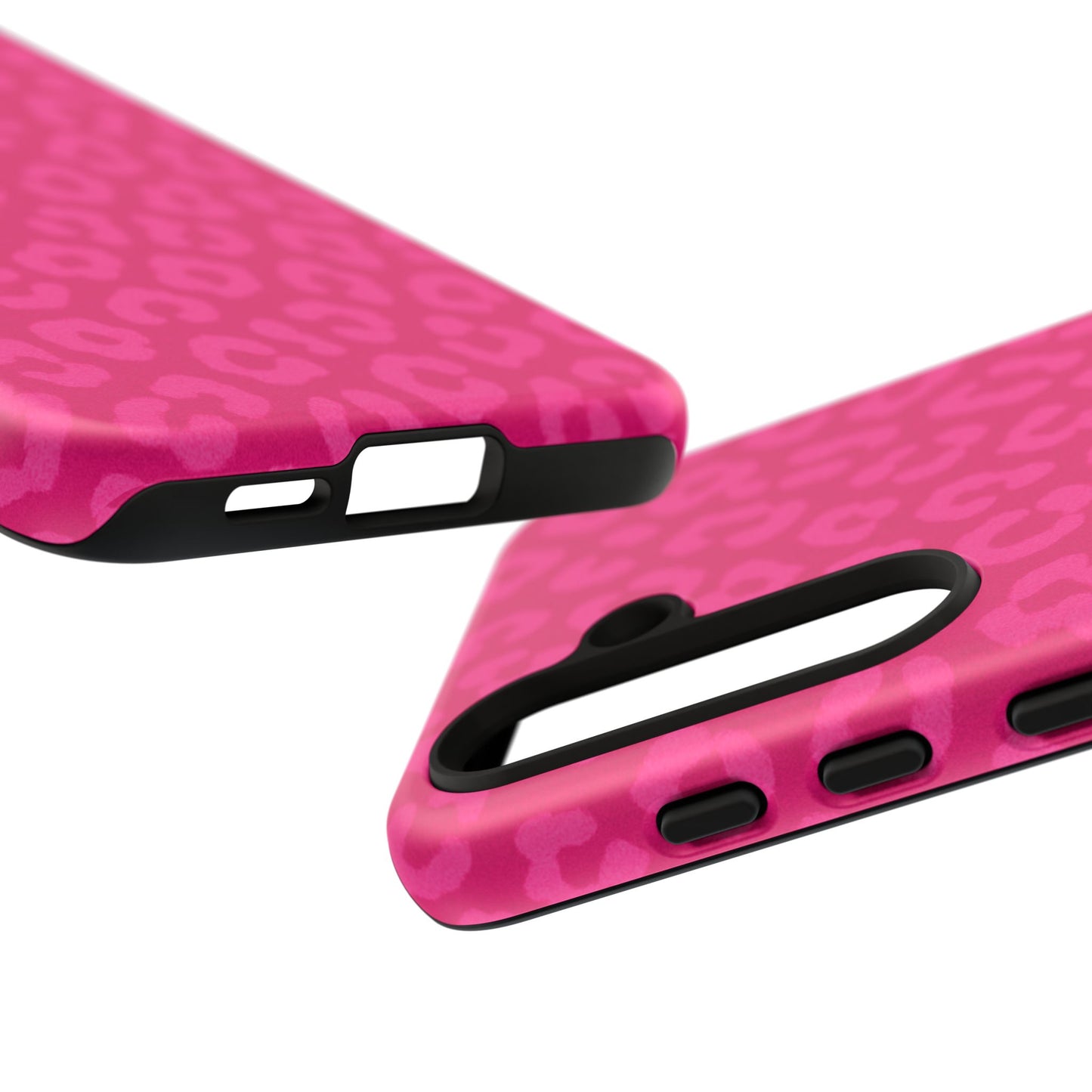 Hot Pink Leopard Print Phone Case – Bold Coquette Leopard Tough Case