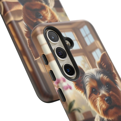Yorkshire Terrier Phone Case – Cute Yorkie Puppy Tough Case (iPhone, Samsung, Pixel)