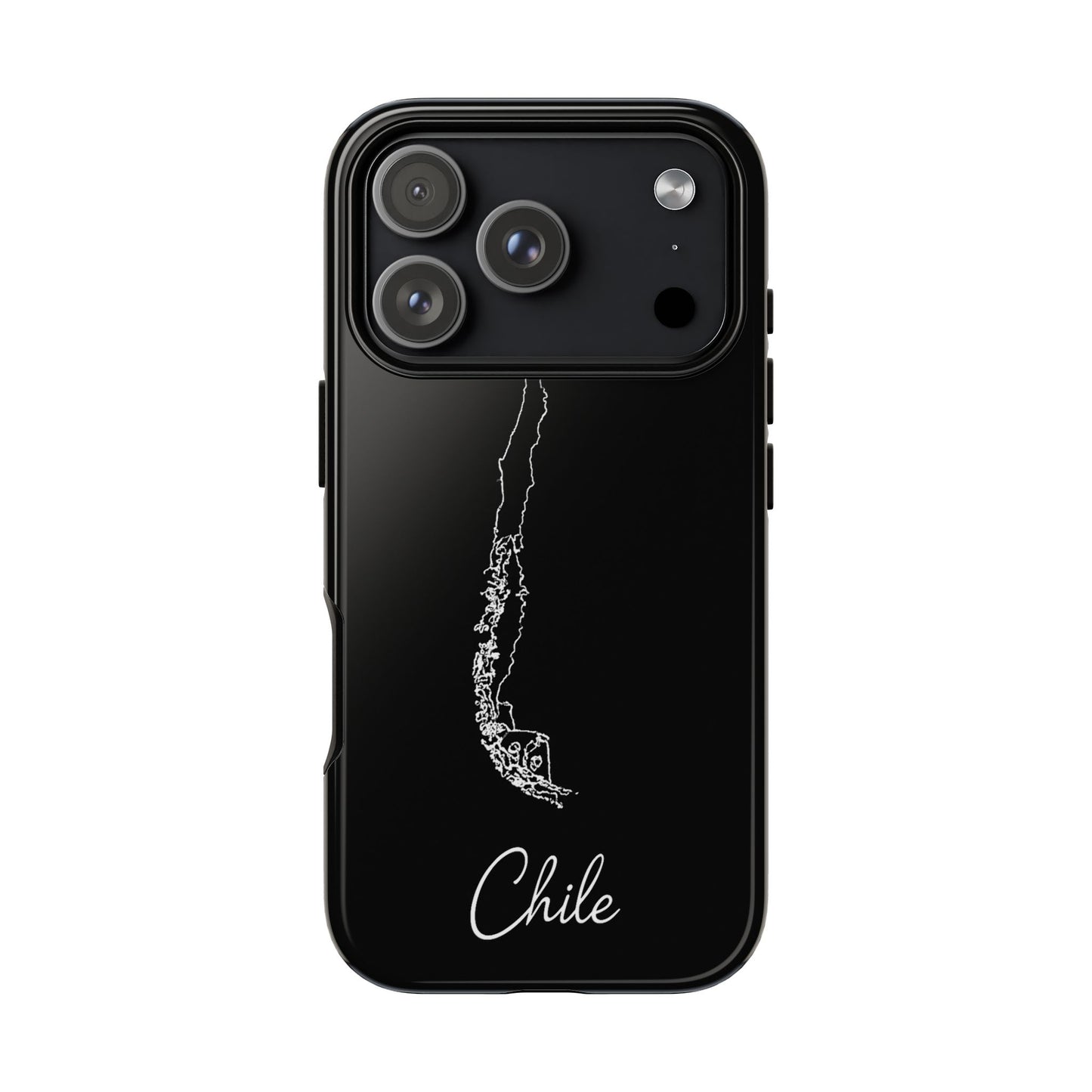 Chile Outline Phone Case – Minimal Country Map Tough Case (iPhone, Samsung, Pixel)
