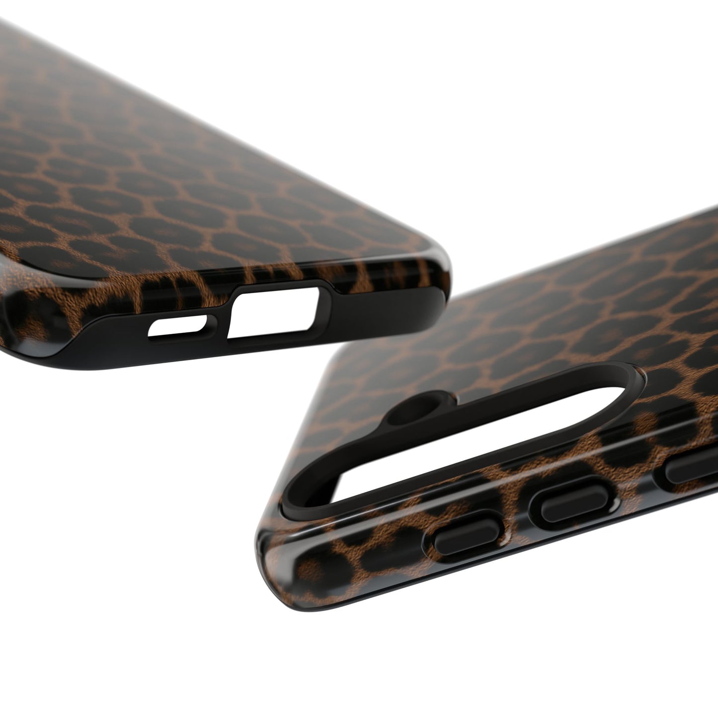 Brown Leopard Print Phone Case | Classic Animal Print Aesthetic Tough Protective Case