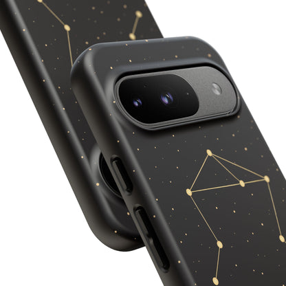 Libra Zodiac Constellation Phone Case – Luxe Gold Celestial Cover