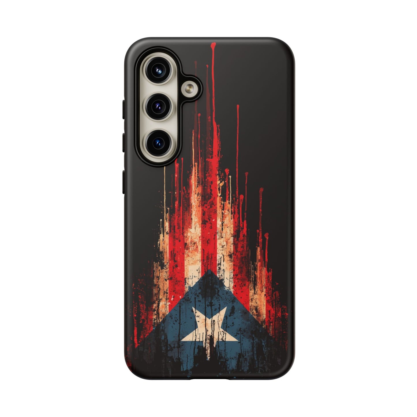 Puerto Rico Flag Phone Case | Distressed Puerto Rican Flag Tough Case | Boricua Pride Protective iPhone Samsung Cover