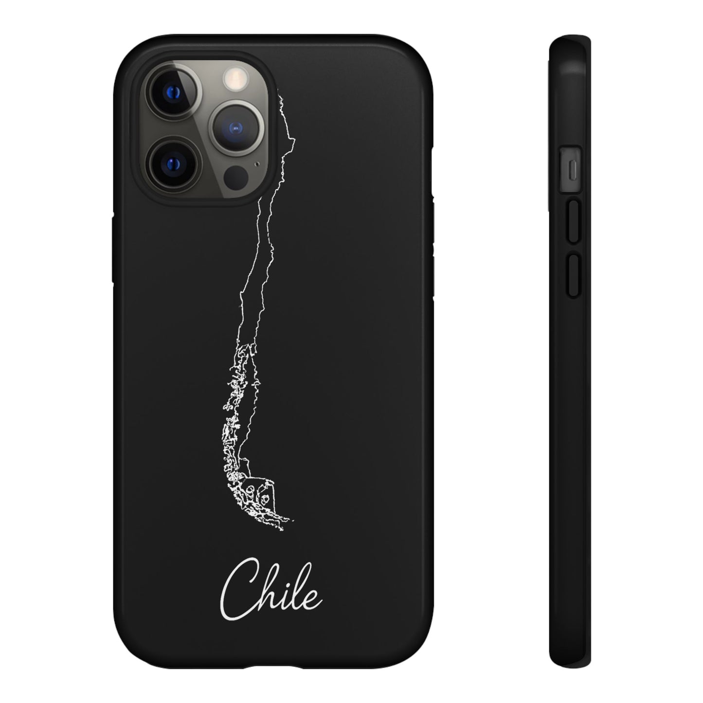 Chile Outline Phone Case – Minimal Country Map Tough Case (iPhone, Samsung, Pixel)