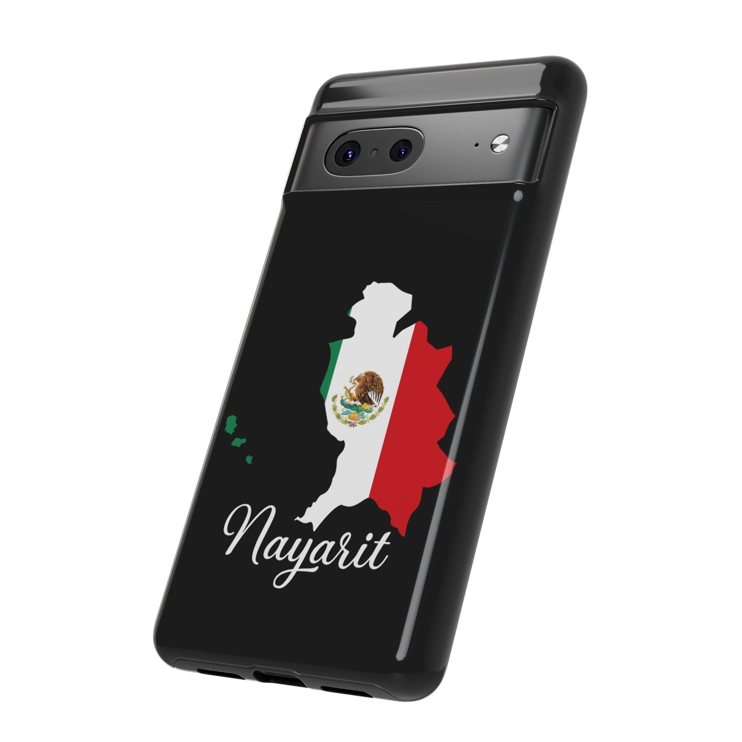 Nayarit Mexico Flag Map Phone Case | Mexican American Pride Tough Case for iPhone & Samsung
