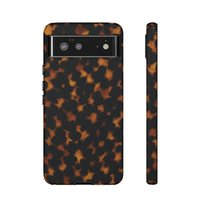 Tortoiseshell Phone Case – Brown Leopard Pattern Luxury Tough Protective Case