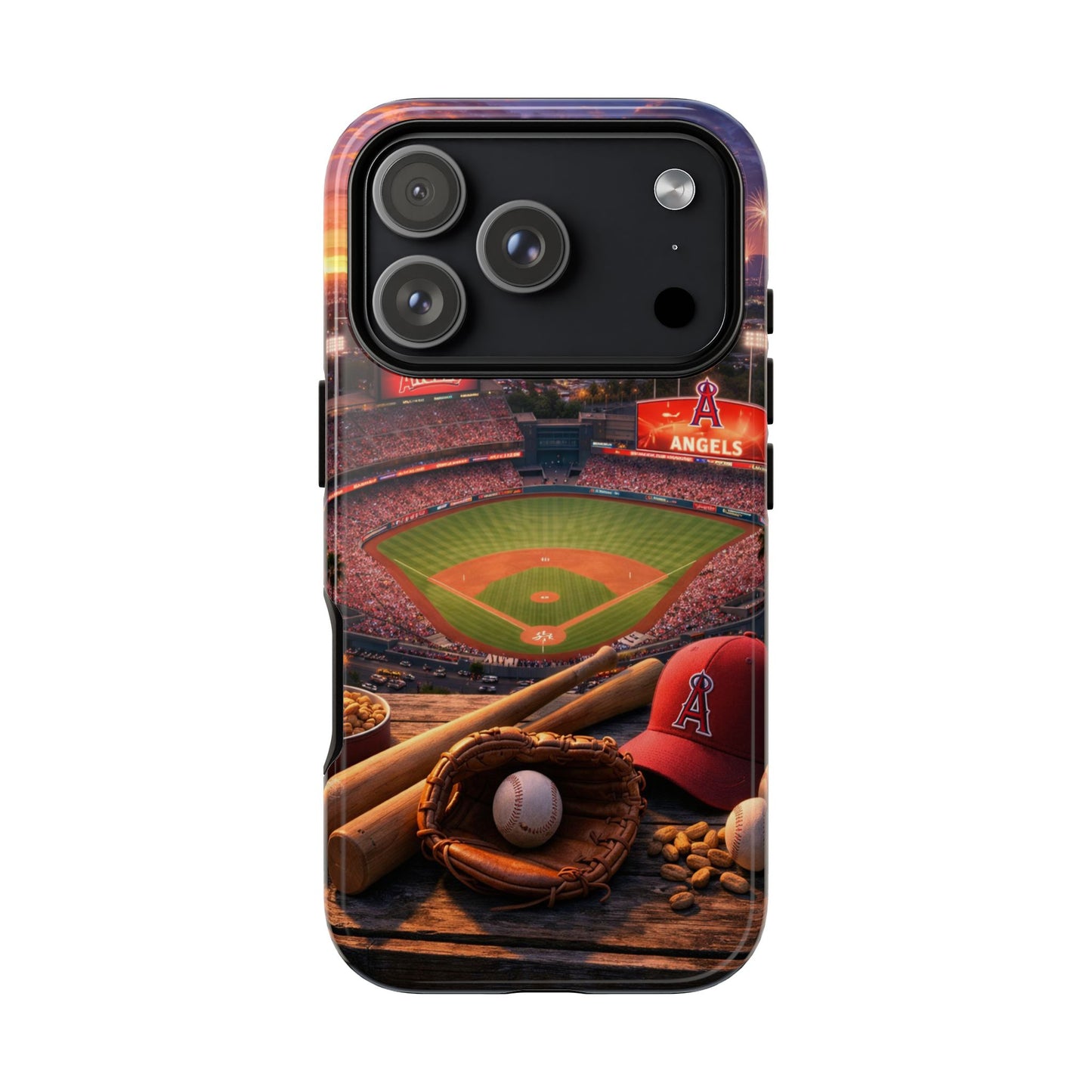 Baseball Stadium Phone Case Sports Fan Ballpark Game Day Tough Case