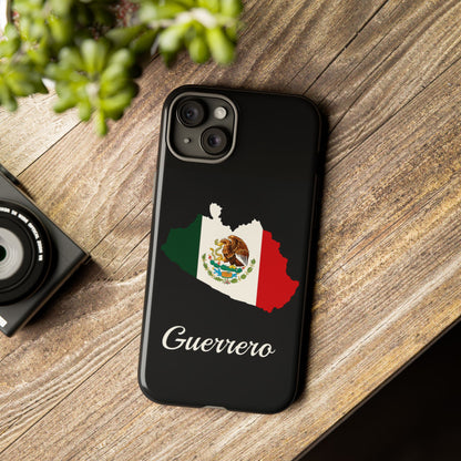 Guerrero Mexico Flag Map Phone Case | Mexican American Pride Tough Case for iPhone & Samsung