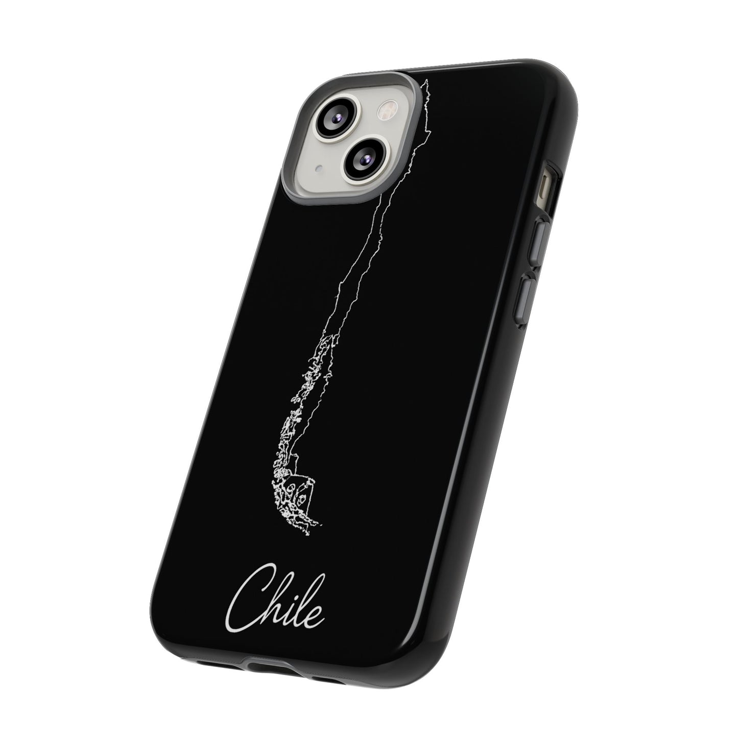 Chile Outline Phone Case – Minimal Country Map Tough Case (iPhone, Samsung, Pixel)