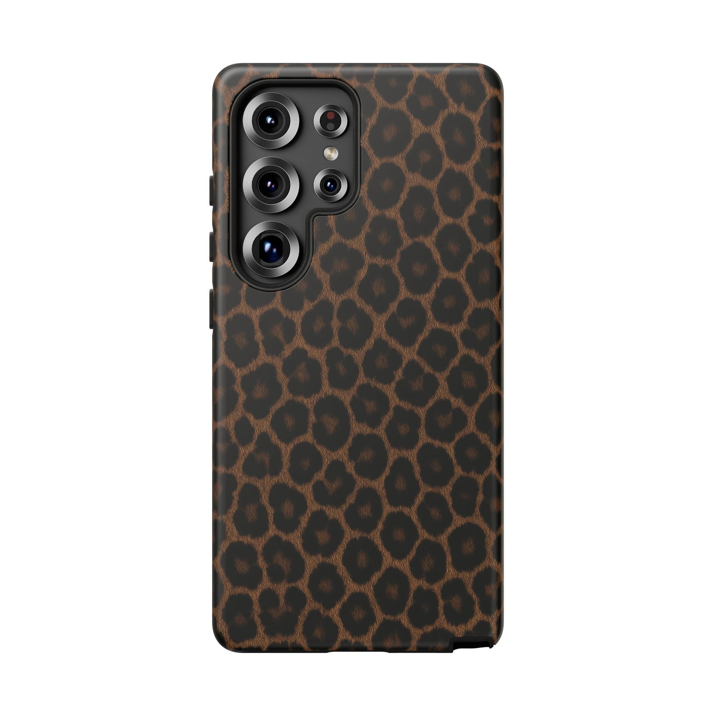 Brown Leopard Print Phone Case | Classic Animal Print Aesthetic Tough Protective Case