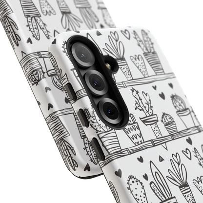 Cactus Succulent Phone Case Cute Plant Aesthetic iPhone Samsung Cover