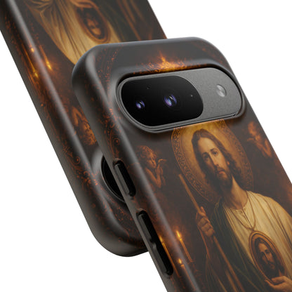 San Judas Phone Case Saint Jude Catholic Saint Religious Art Portrait Tough